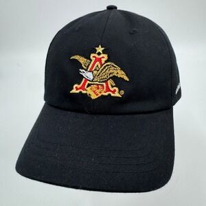 Anheuser-Busch St. Louis Brewery Hat Black RPET Recycled Eagle Logo Dad Cap